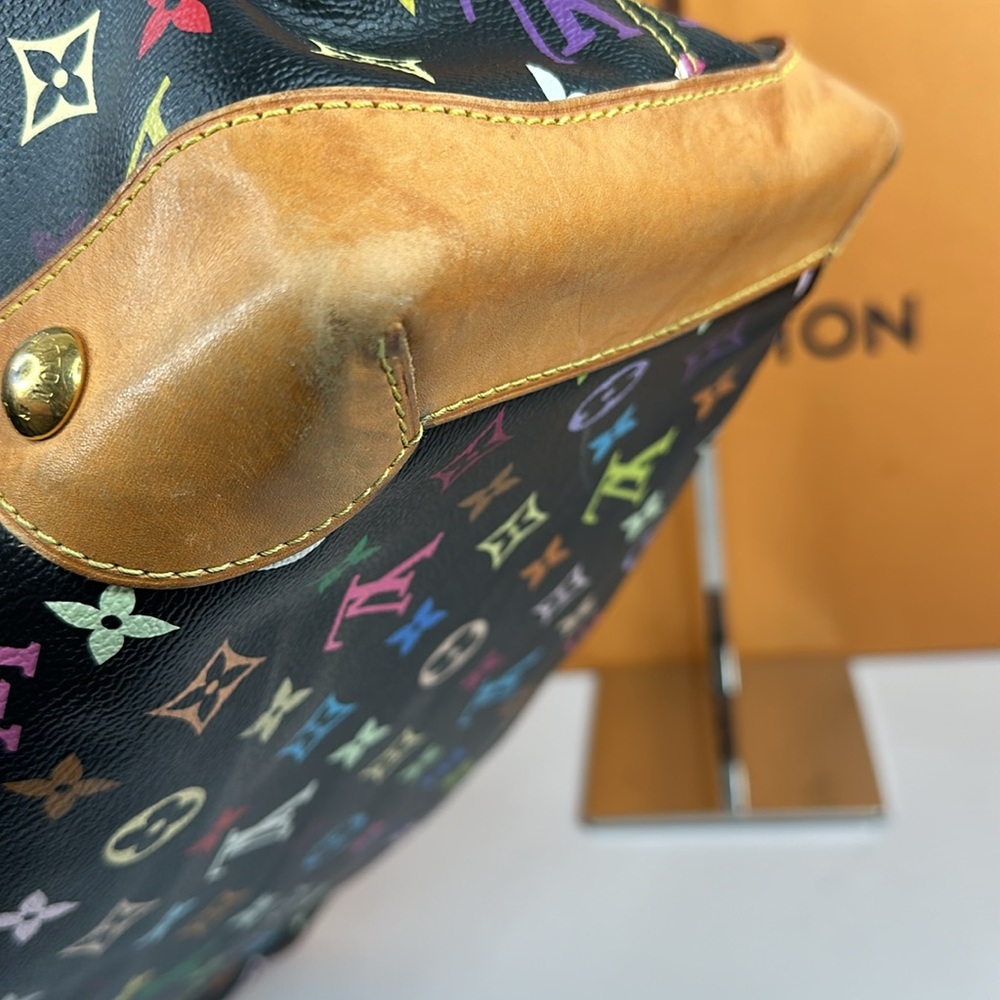 ❤️❤️Sold❤️❤️Louis Vuitton Limited Edition Black multicolor Ursula bag - Picture 9 of 17